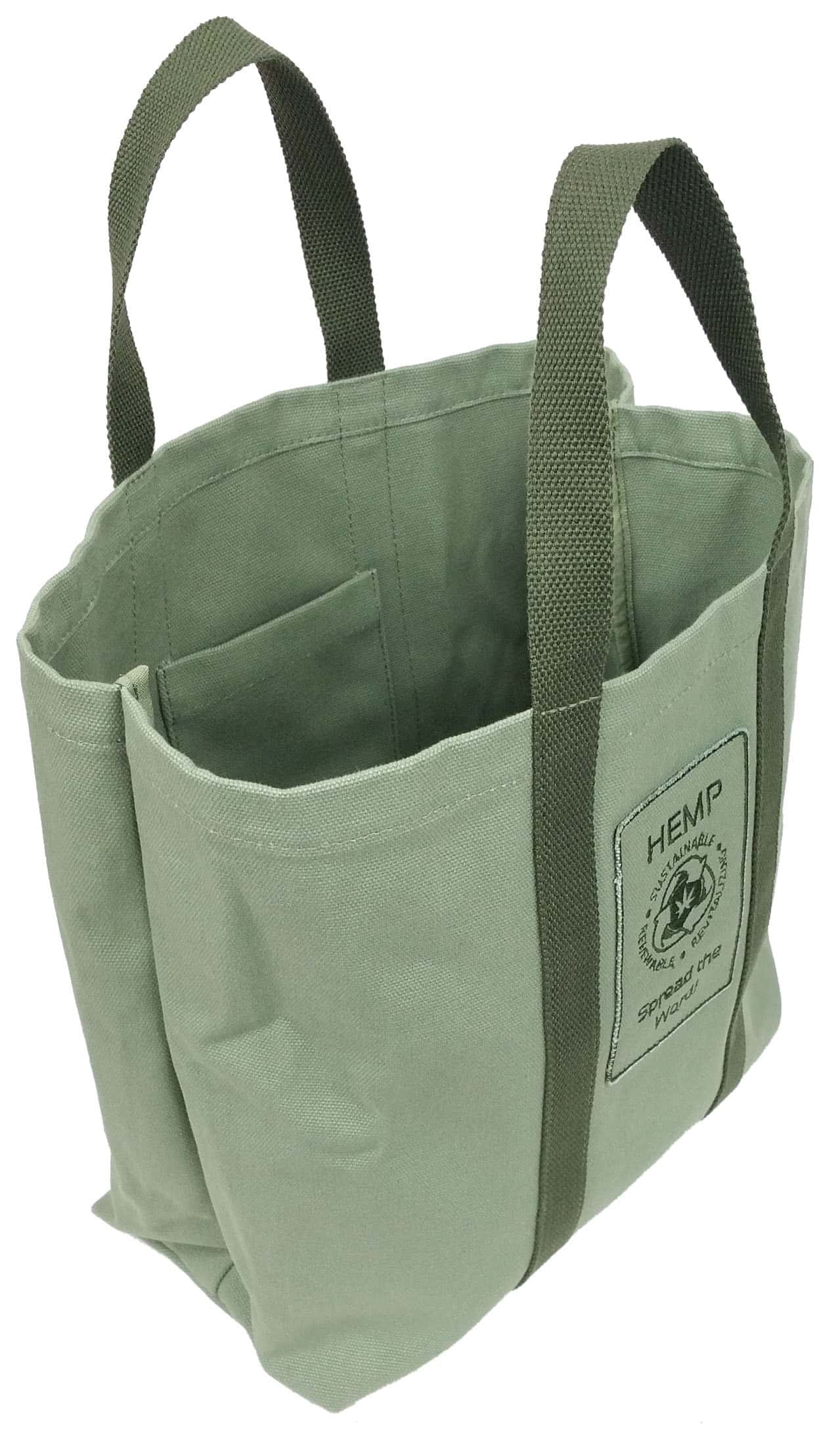 100% Hemp Canvas Heavy Duty Reusable Shopping Tote Bag