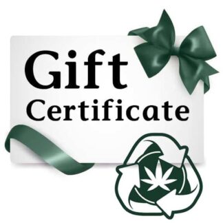 hemp go green gift certificate