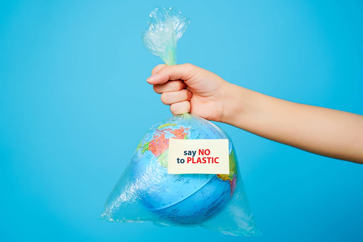 say no to plastic
